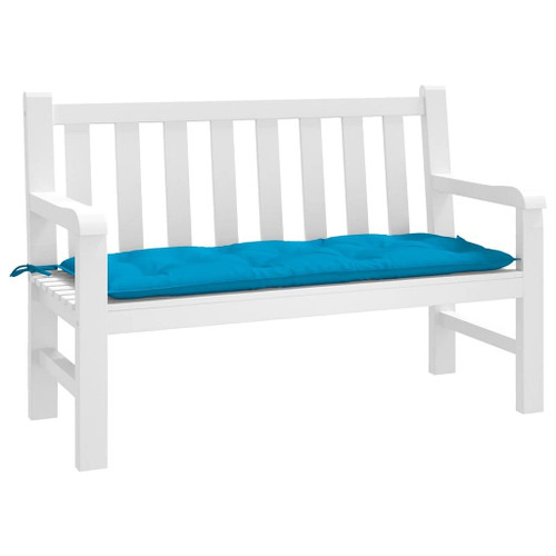 vidaXL Garden Bench Cushion Light Blue 47.2"x19.7"x2.8" Oxford Fabric A949-361587