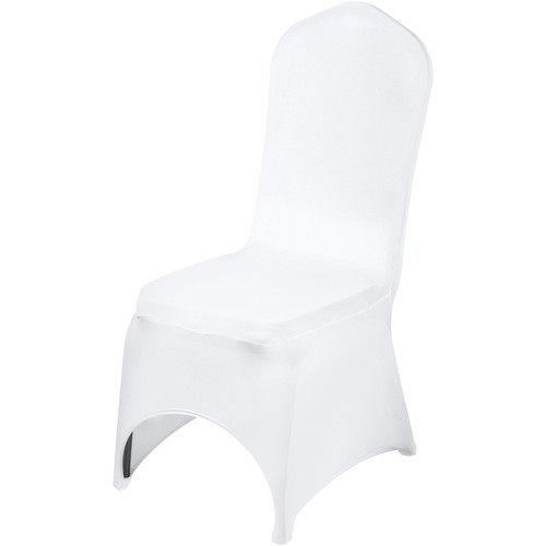 VEVOR Stretch Spandex Folding Chair Covers, Universal Fitted Arched Front Cover, Removable Washable E415-100PCSGXBSYT00001V0
