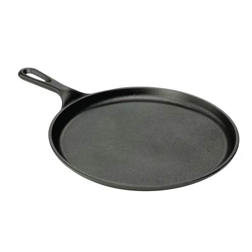 10.5 inch Round Pre-Seasoned Cast Iron Skillet Griddle Frying Pan Made in USA Q280-LTPFCIGB223058961