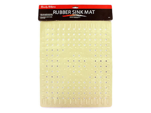 Case of 25 - Square Rubber Sink Mat