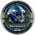 Seattle Seahawks Round Chrome Wall Clock