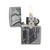 Zippo Windproof Lighter Resting Cowboy Brushed Chrome