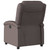 vidaXL Recliner Chair Dark Brown Real Leather A949-371790