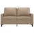 vidaXL 2-Seater Sofa Cappuccino 47.2" Faux Leather A949-359136