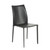 Set of Two Premium All Black Stacking Dining Chairs N270-400654