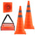 VEVOR Safety Cones, 2 Pack 28 inch Collapsible Traffic Cones, Construction Cones with Reflective Co E415-28ZDAQZ28YC2OR6YXV0