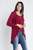 Women's Lace Up Wrap Long Sleeve Top T396-CFG0315184-GRY-SM