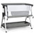 Adjustable Baby Bedside Crib with Large Storage-Dark Gray - Color: Dark Gray D681-BB5544DG