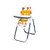 Baby High Chair Folding Feeding Chair with Multiple Recline and Height Positions-Yellow - Color: Ye D681-AD10034YW