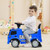 Mercedes Benz Kids Ride On Push Licensed Police Car-Blue - Color: Blue D681-TQ10008BL