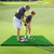 5 x 3 Feet Golf Mat with 3 Rubber Tees - Color: Green D681-SP37806