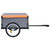 vidaXL Bike Trailer Gray and Orange 143.3 lb A949-92591