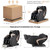 Enjoyment 13 - 3D SL-Track Full Body Zero Gravity Massage Chair with Thai Stretch-Black B593-JL10013WL