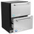 VEVOR 24" Undercounter Refrigerator, 2 Drawer Wine Refrigerator with Different Temperature, 4.87 Cu E415-JXCTBX24YCHSRX347V1