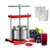 VEVOR Fruit Wine Press, 0.53 Gallon/2L, 2 Stainless Steel Barrels, Manual Juice Maker, Cider Apple  E415-TSGJYZJBX2LT2FT0EV0