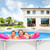 Round Above Ground Swimming Pool With Pool Cover-Gray - Color: Gray D681-NP10424GR