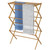 Folding Laundry Clothes Drying Rack in Bamboo Wood Q280-BFDR358169