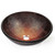 Modern 16.5 inch Round Copper Color Glass Vessel Sink Q280-KCGSW6482631