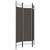 vidaXL 3-Panel Room Divider Anthracite 47.2"x70.9" A949-320701