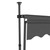 vidaXL Manual Retractable Awning with LED 78.7" Anthracite A949-145864