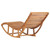 vidaXL Rocking Sun Lounger with Cushion Solid Teak Wood A949-3063339