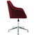 vidaXL Swivel Dining Chair Wine Red Fabric A949-283477