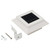 vidaXL Outdoor Solar Lamps 6 pcs LED Square 4.7" White A949-44469