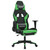 vidaXL Gaming Chair with Footrest Black and Green Faux Leather A949-3143702