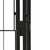 vidaXL 40-Panel Dog Playpen Black 19.7"x39.4" Powder-coated Steel A949-3115966