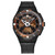 Franck Dubarry Men's 'Diver' Big Date Orange Dial Black Rubber Strap Automatic Watch DIV-03 H879-franck-dubarry-mens-diver-big-date-orange-dial-black-rubber-strap-automatic-watch-div-03