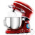 6.3 Quart Tilt-Head Food Stand Mixer 6 Speed 660W-Red - Color: Red