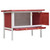 vidaXL Outdoor Rabbit Hutch 1 Layer Red Wood