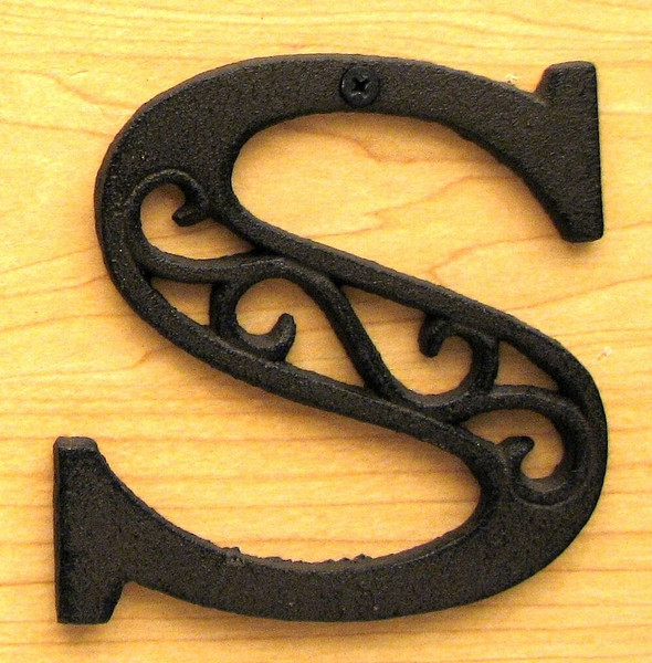 Cast Iron Letter S Q484-0184J-0557-S