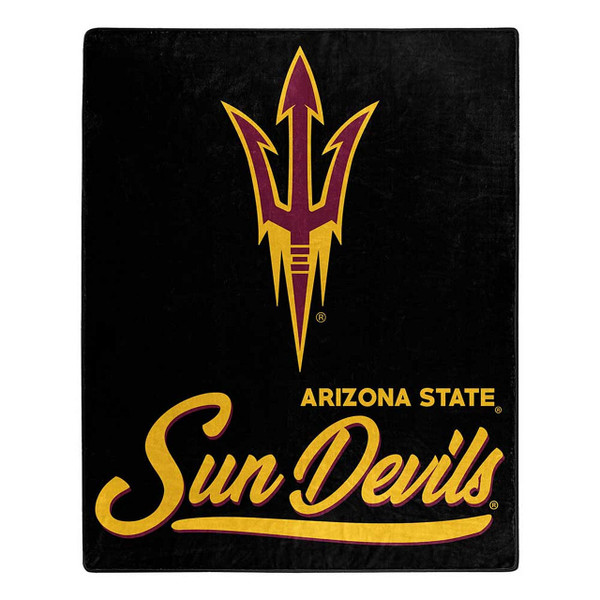 Arizona State Sun Devils Blanket 50x60 Raschel Signature Design Z157-9060426785
