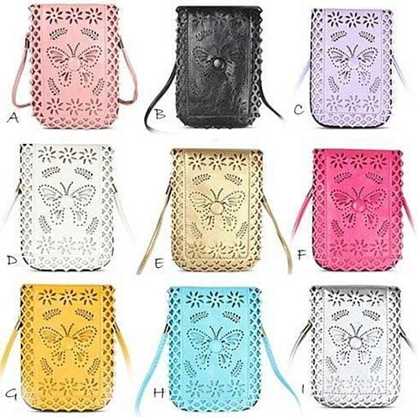 Purse Style: Vertical - Cross Body,Color: Powder Pink - Social Butterfly A Flower And A Butterfly F K290-2181821892