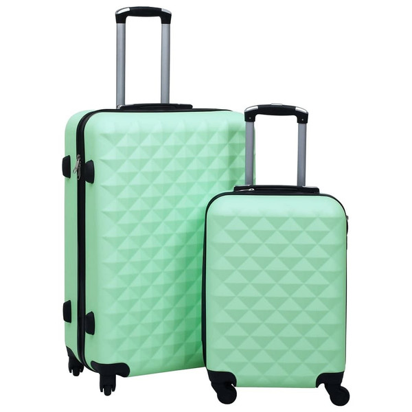 vidaXL Hardcase Trolley Set 2 pcs Mint ABS A949-92430