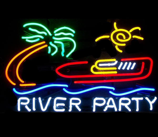 River Party Neon Bar Sign F954-AN-0020