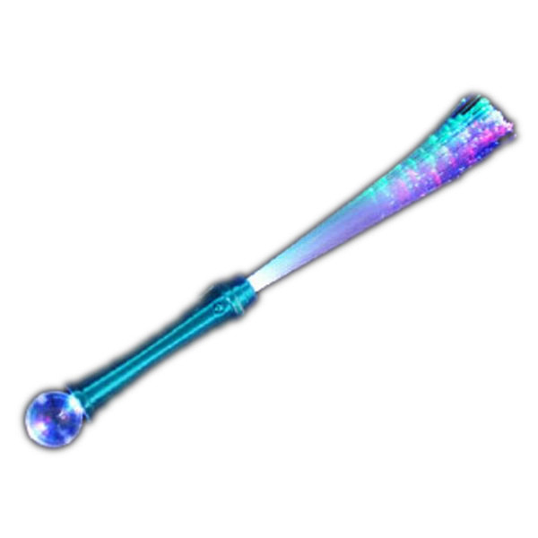 Fiber Optic Wand with Crystal Ball Assorted Colors A706-141090