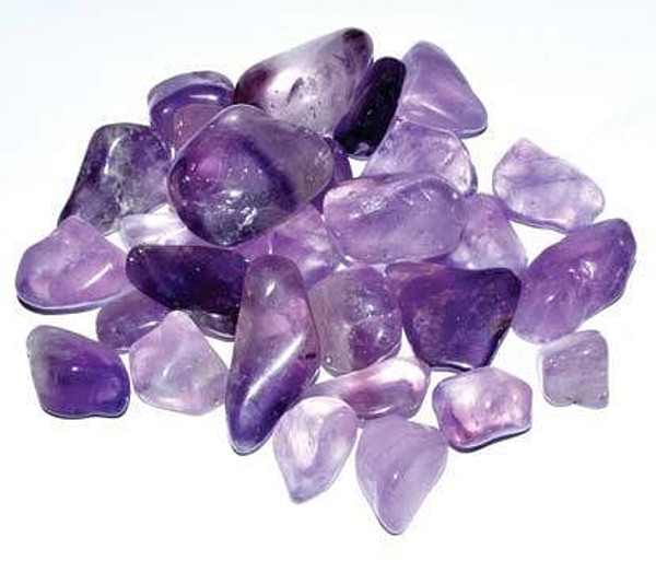 1 lb Amethyst tumbled stones