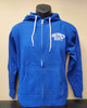 Disc Golf 978 Blue Full-Zip Hoodie