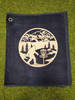 Carbella Designs Towel Sasquatch White on Navy