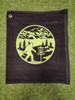 Carbella Designs Towel Sasquatch Green on Black