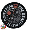 Disc Golf Patch "Dont Fear the Death Putt" Velcro backed