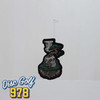 Disc Golf Patch Bonsai Skull Velcro backed