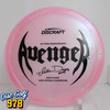 Discraft Avenger Z Colorshift Swirl Nate Doss 20 Year Anniversary 175.6g Pink