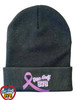 Disc Golf 978 Beanie with Purple Ribbon