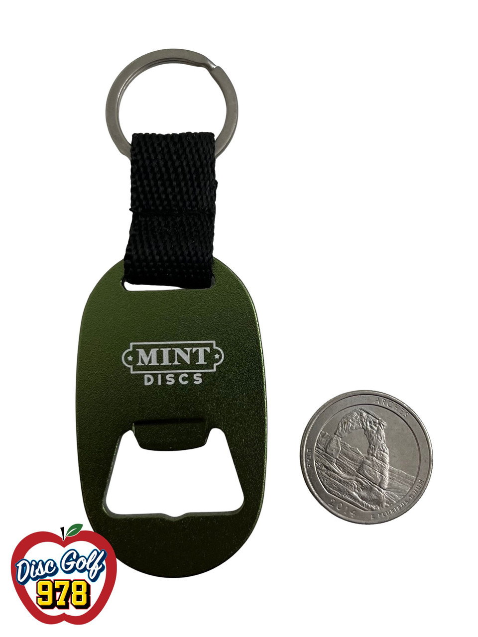 Mint Discs Bottle Opener Keychain