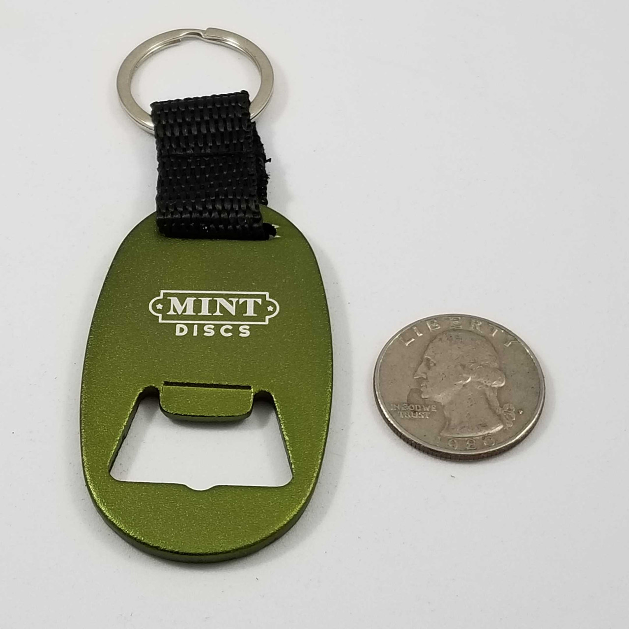 Mint Discs Bottle Opener Keychain