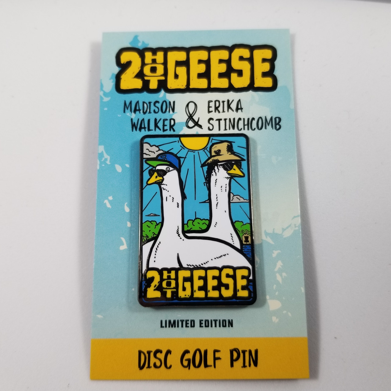 Disc Golf Pins 2 Hot Geese Madison Walker and Erika Stinchcomb