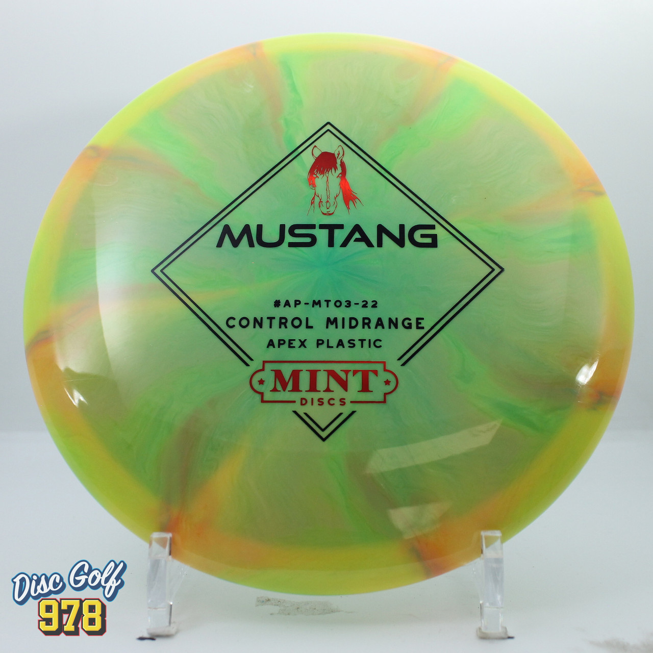 Mint Mustang Swirly Apex Yellow-Red K 176.3g
